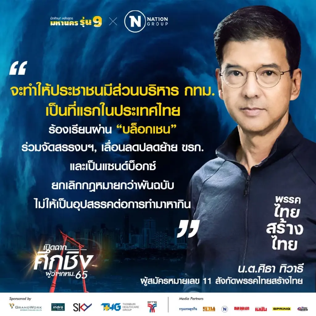 สรุปวิสัยทัศน์ 6 แคนดิเดต ประชันชิงตำแหน่งเลือกตั้ง"ผู้ว่าฯกทม65"
