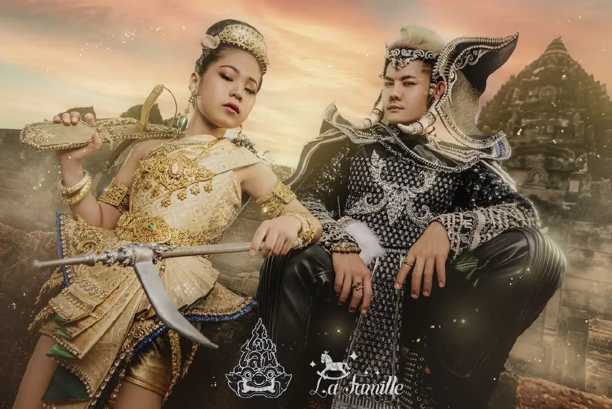 นึกว่าหลุดออกมาจากในหนัง “เก่ง ธชย” จัดเต็มแปลงโฉมวันสงกรานต์