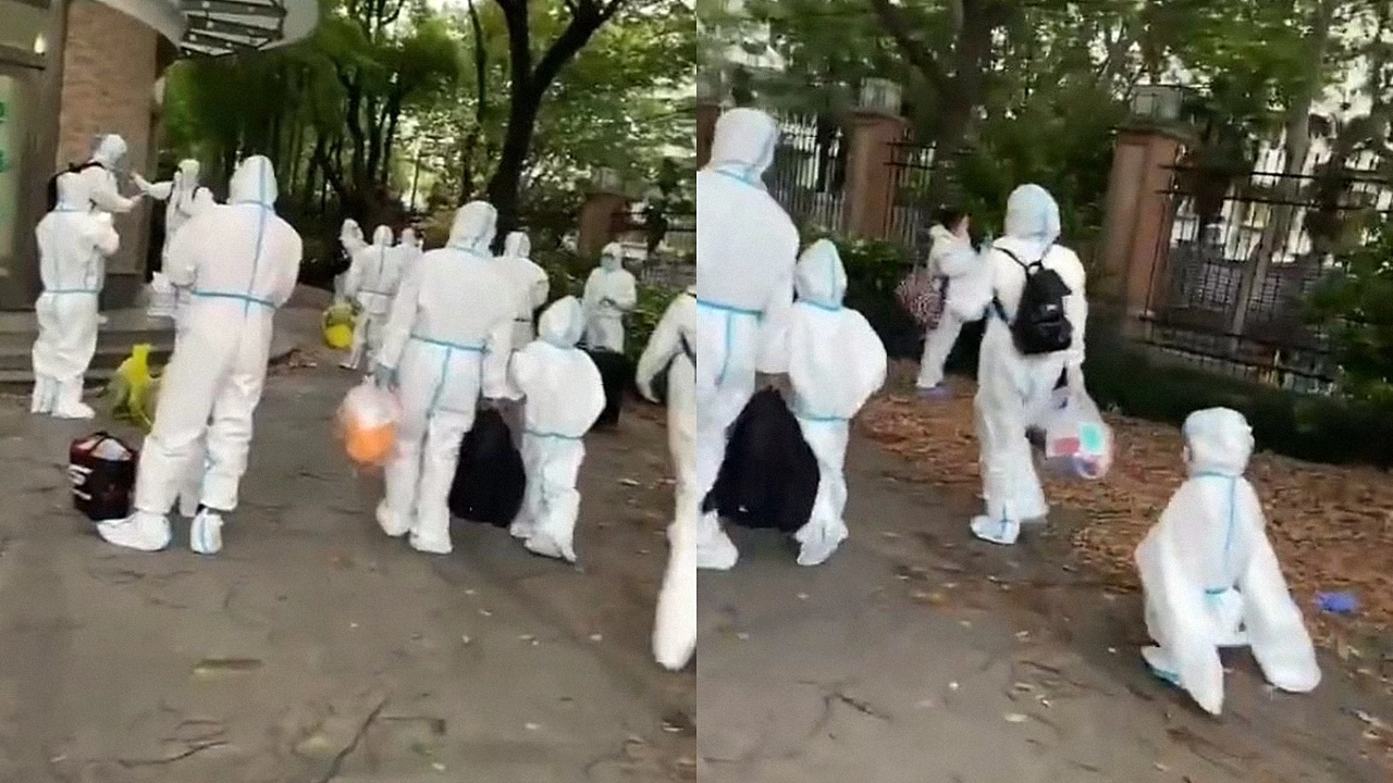 สภาพชาวเซี่ยงไฮ้ภายใต้ "กรงสีเขียว" ควบคุมโควิด-19