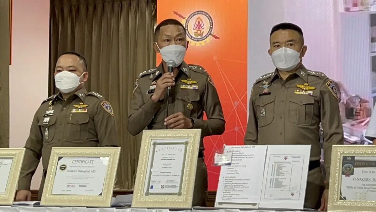 จับหนุ่มอ้างใช้วุฒิแพทย์ปลอมในคลีนิกเสริมความงาม ดาราตกเป็นเหยื่อเพียบ