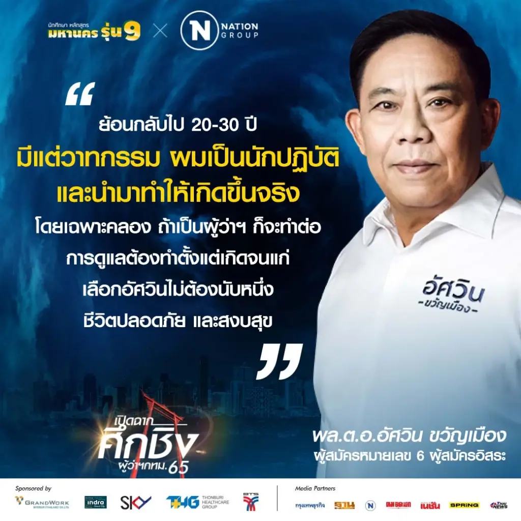 สรุปวิสัยทัศน์ 6 แคนดิเดต ประชันชิงตำแหน่งเลือกตั้ง"ผู้ว่าฯกทม65"