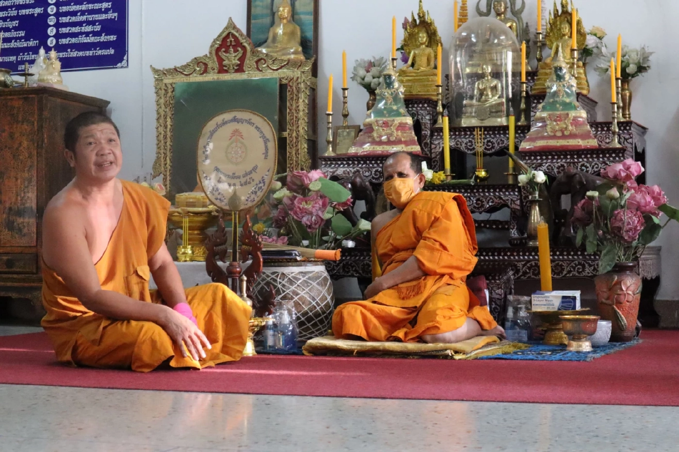 จับสึกแล้ว พระเมาฉลองสงกรานต์ หลับคาผ้าเหลือง