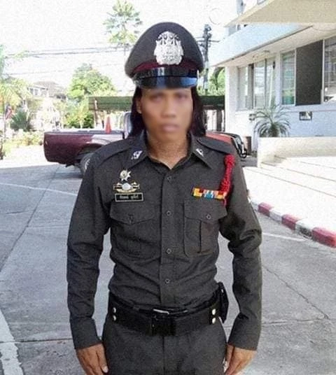 เอาฮา! แห่แชร์ "แก๊งคอลเซ็นเตอร์" ตัดต่อรูปตำรวจไม่เนียนหวังหลอกเหยื่อ