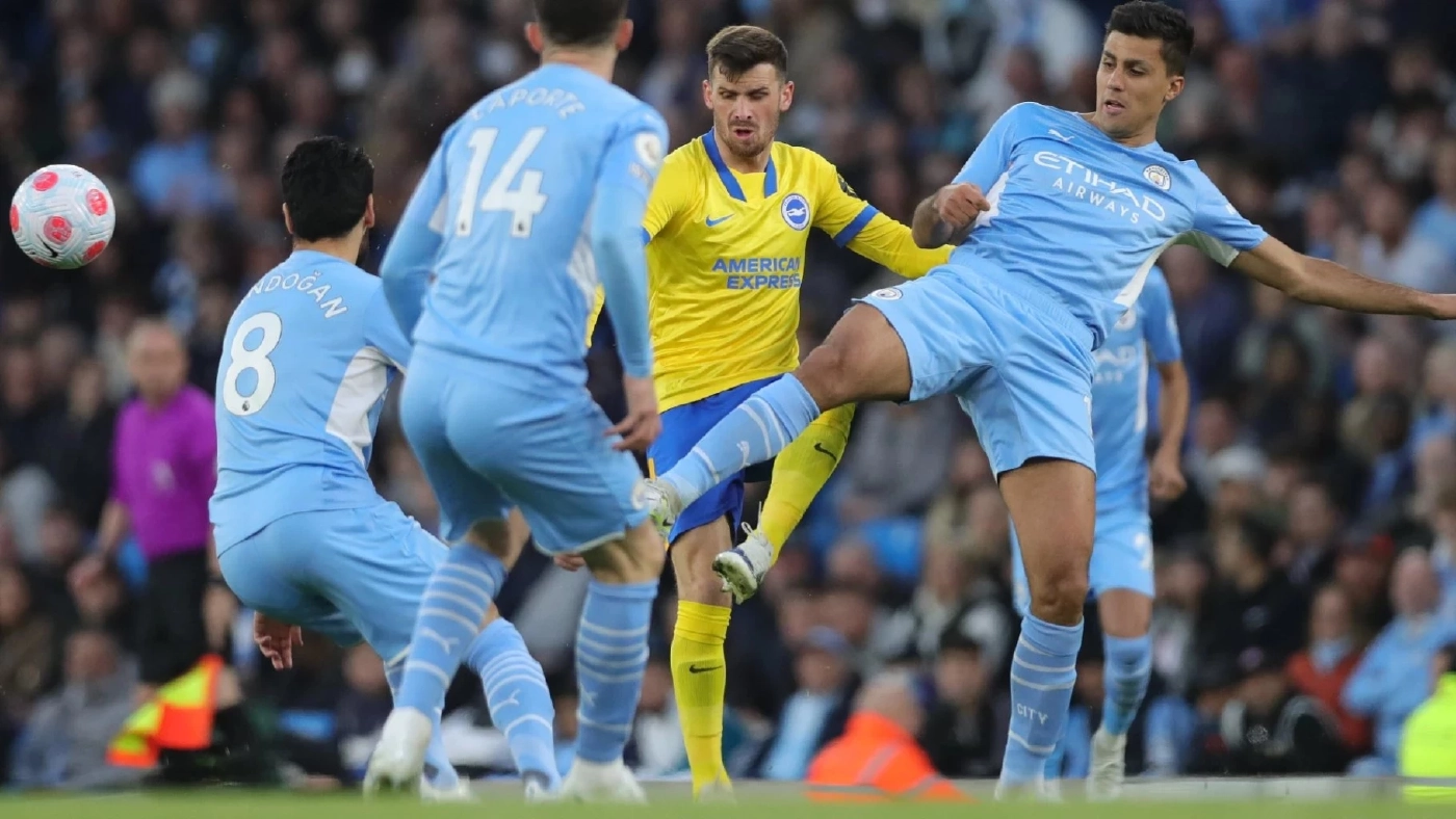 แมนฯซิตี้ กระชาก หงส์แดง ร่วงอันดับ 1 หลังจากไล่ทุบ ไบรท์ตัน 3-0