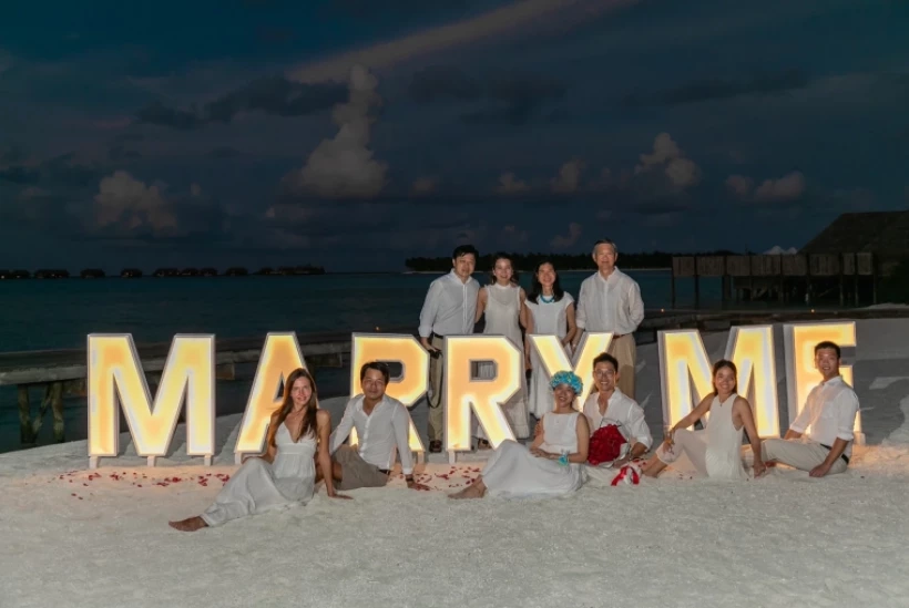 ครอบครัว  “โสภณพนิช” และ “เจียรวนนท์” พักผ่อนร่วมกันที่มัลดีฟส์