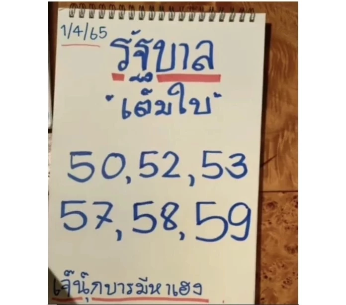 ลิงก์ชมสดออกหวย เลขเด็ด เจ๊ดัง งวด 1/4/65 จัดมาให้แล้ว รับพระราหูย้ายราศี