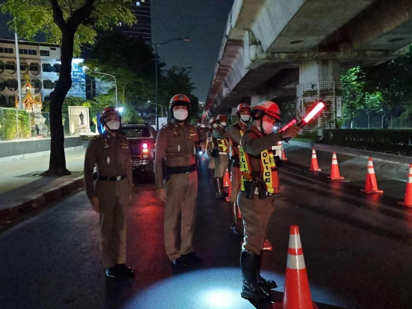 จราจรกลาง ตรวจจุดเสี่ยง ในพื้นที่ กทม. ช่วงเทศกาลสงกรานต์2565