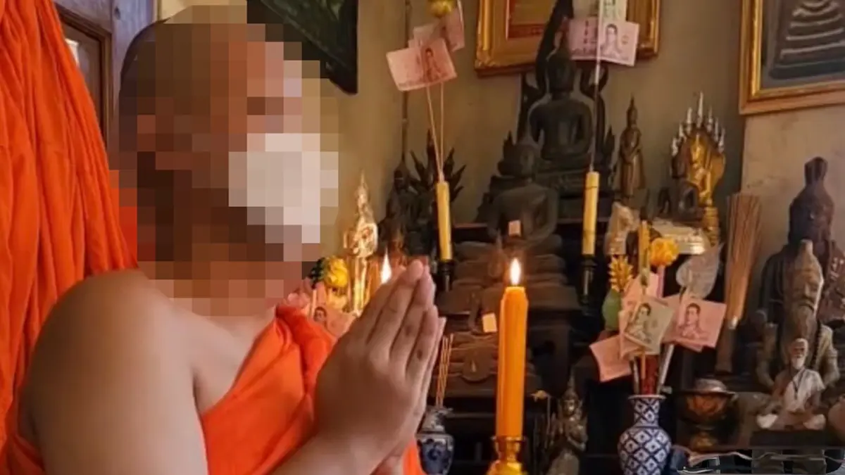 รวบทันควัน หนุ่มหื่นห่มผ้าเหลืองหนีคดี ข่มขืนญาติ