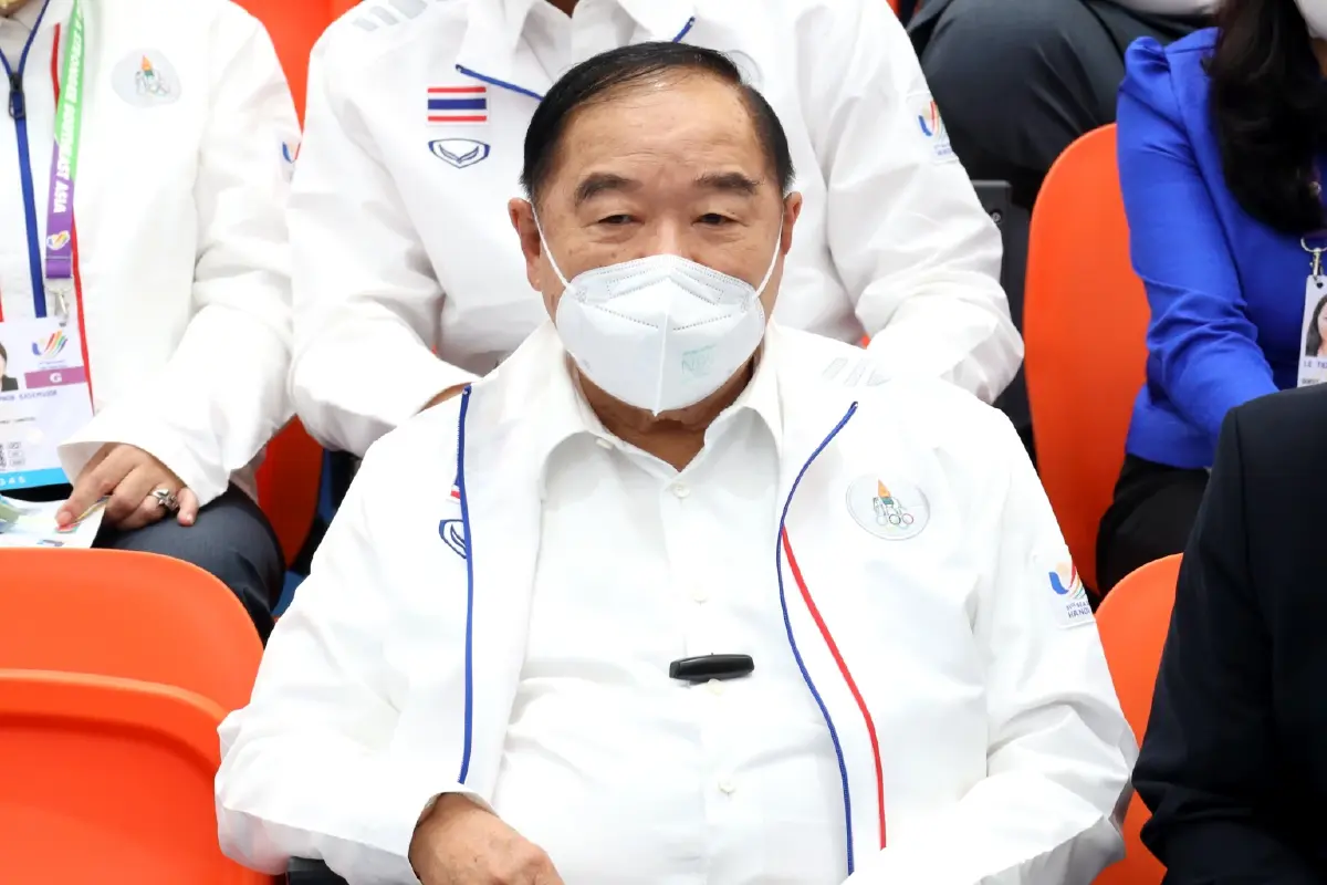 พล.อ.ประวิตร วงษ์สุวรรณ รองนายกรัฐมนตรี ในฐานะประธานคณะกรรมการโอลิมปิกแห่งประเทศไทย 
