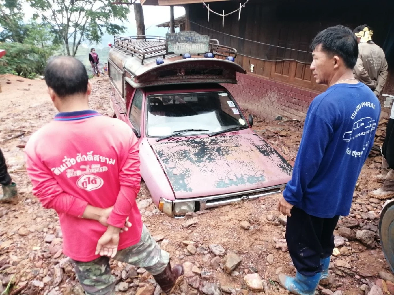 ดินโคลนถล่มพื้นที่ อ.นาน้อย จ.น่าน จากฝนที่ตกหนัก