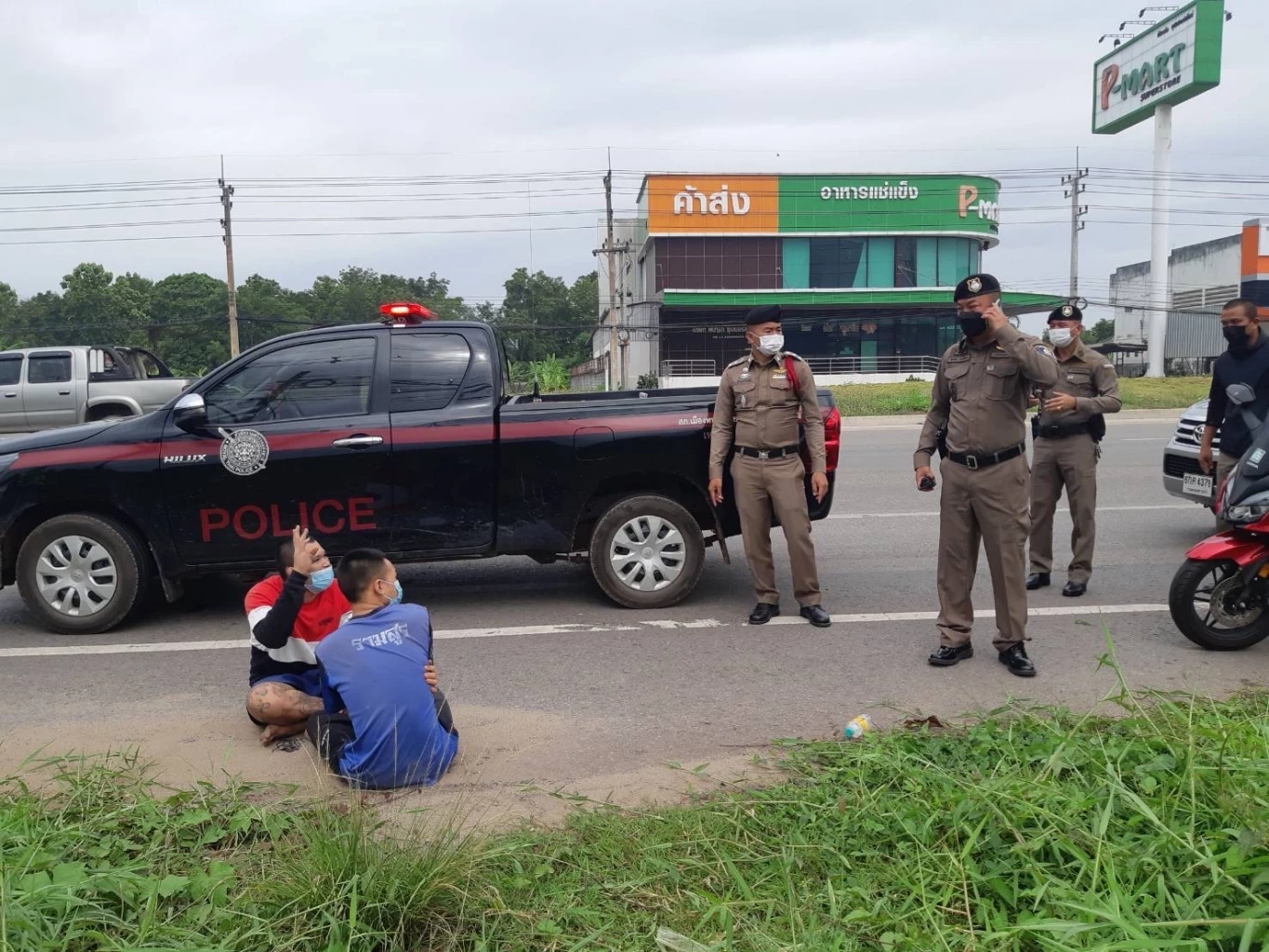 3นักโทษคดียาเสพติดป่วยโควิดแหกคุกหนองคายกลางดึก