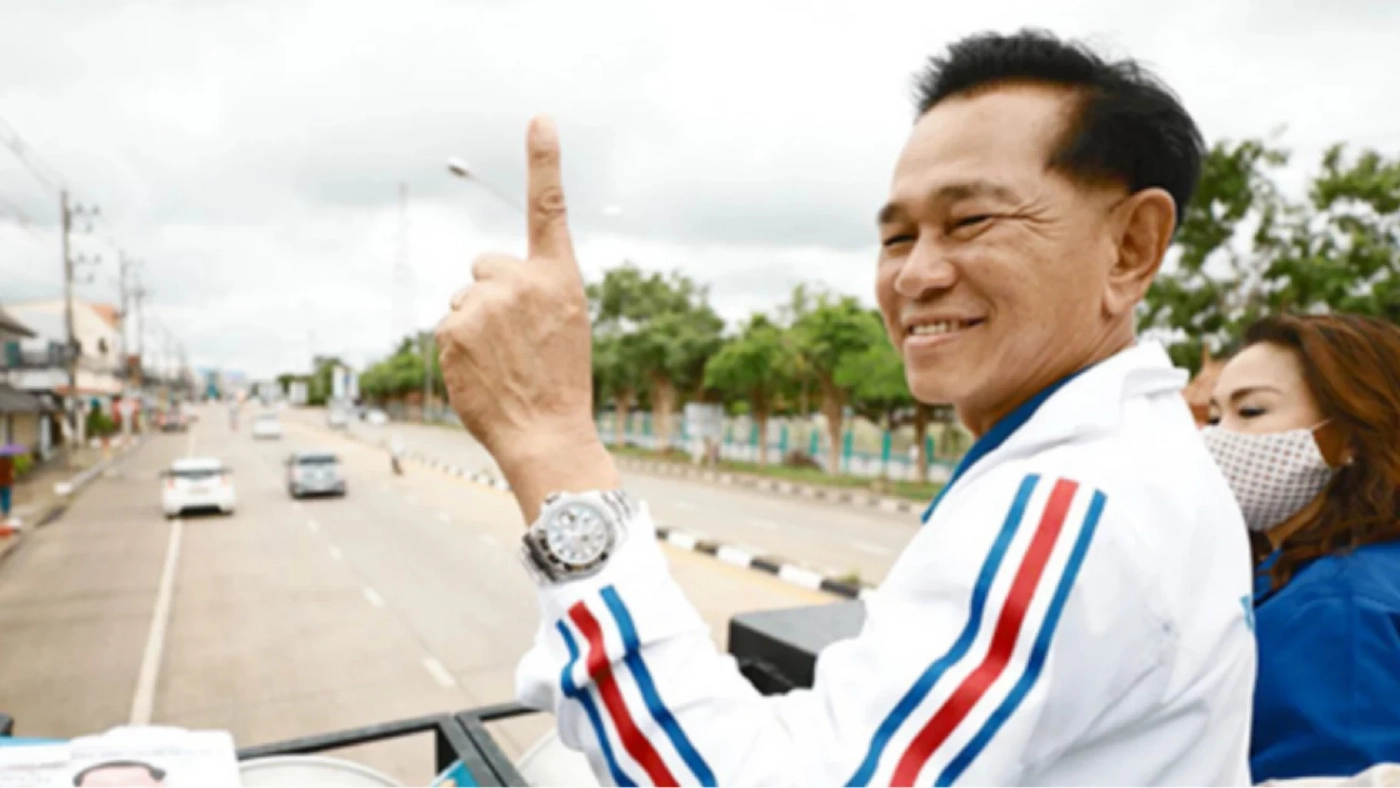 นายวัฒนา  สิทธิวัง  อดีตส.ส.พรรคพลังประชารัฐ ซึ่งย้ายไปอยู่พรรคเศรษฐกิจไทย