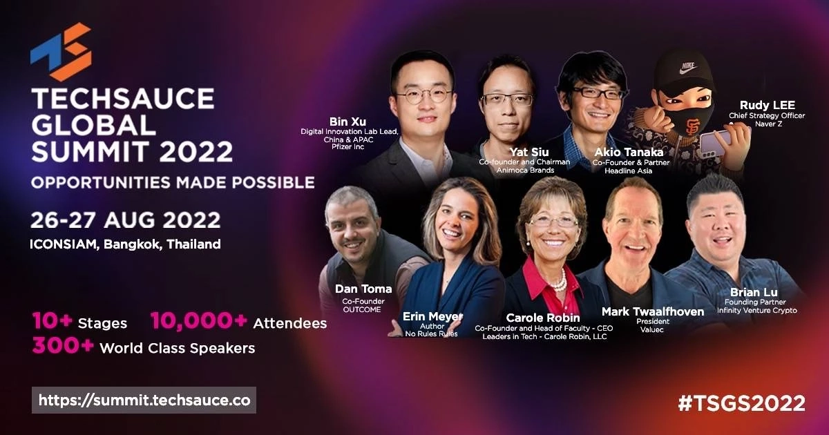 "Techsauce" ขนทัพพาร์ทเนอร์จัดงาน "Techsauce Global Summit 2022" 