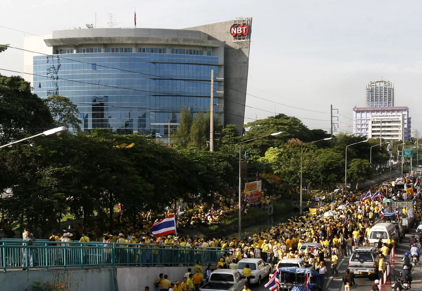 แฟ้มภาพ กลุ่ม พธม.บุกยึดช่อง NBT