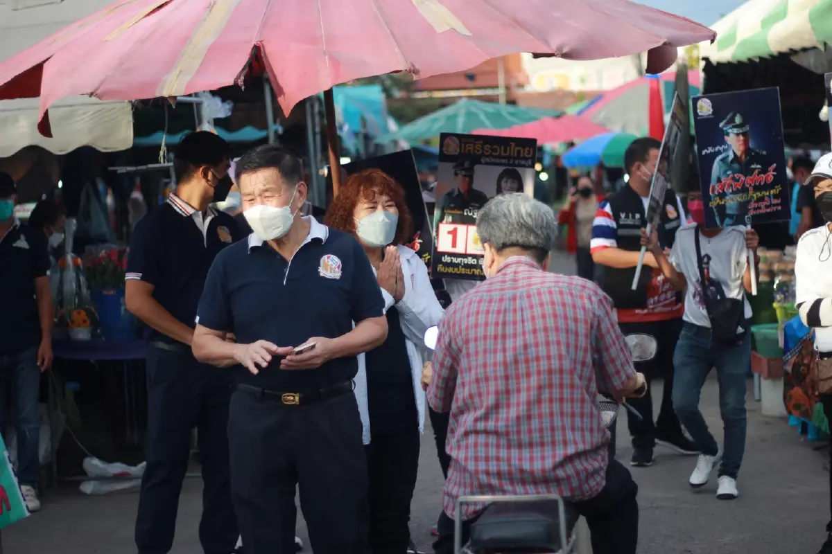 "เสรีพิศุทธ์" ลงพื้นที่เลือกตั้งซ่อมราชบุรี  เผยมีเสียงร้องซื้อเสียงเเล้ว