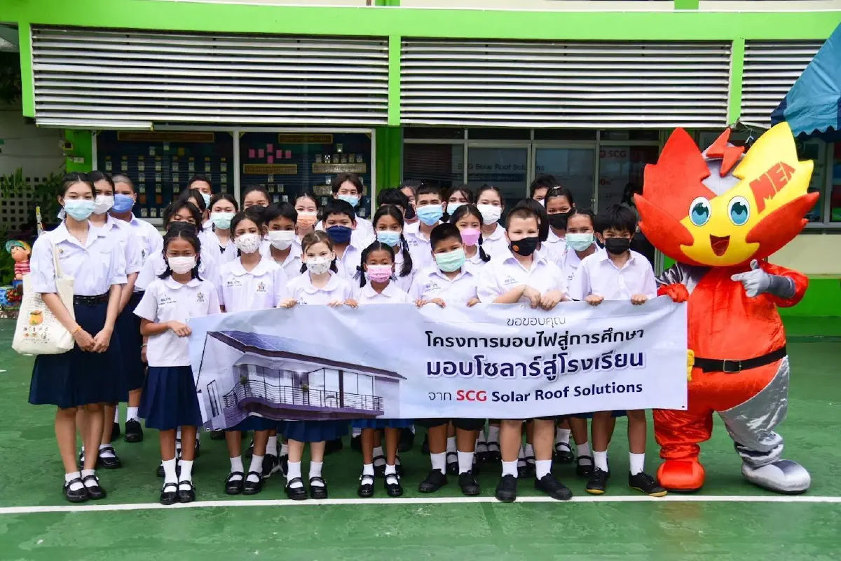 MEA ร่วมกับ SCG และ กทม. ส่งมอบ Solar Rooftop ให้กับโรงเรียนวัดประชาระบือธรรม