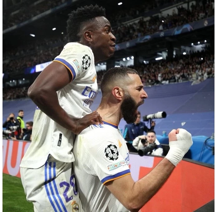 เรือล่ม "โรดิโก้-เบนซ์" ซัด 3 ลูกแสบ พา ราชันชุดขาว เข้าชิงแชมเปี้ยนส์ลีก