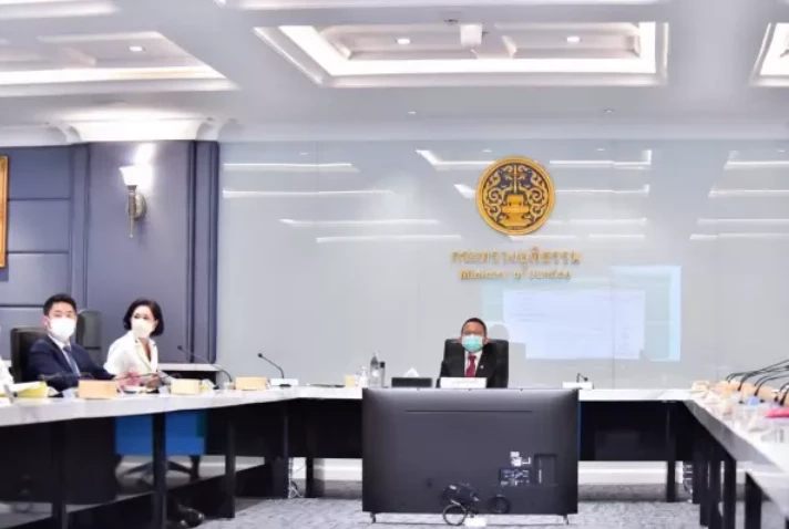 นายสมศักดิ์ เทพสุทิน รัฐมนตรีว่าการกระทรวงยุติธรรม