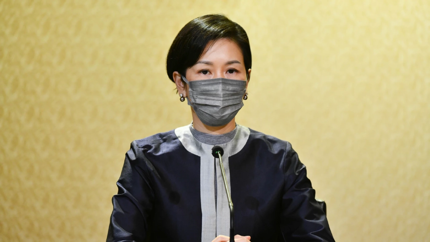  นางสาวรัชดา ธนาดิเรก รองโฆษกประจำสำนักนายกรัฐมนตรี