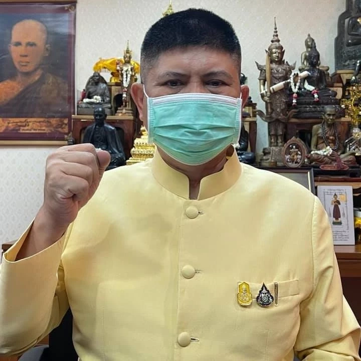  นายเสกสกล อัตถาวงศ์ ประธานชมรมเครือข่ายปกป้องชาติ ศาสนา พระมหากษัตริย์ไทย 