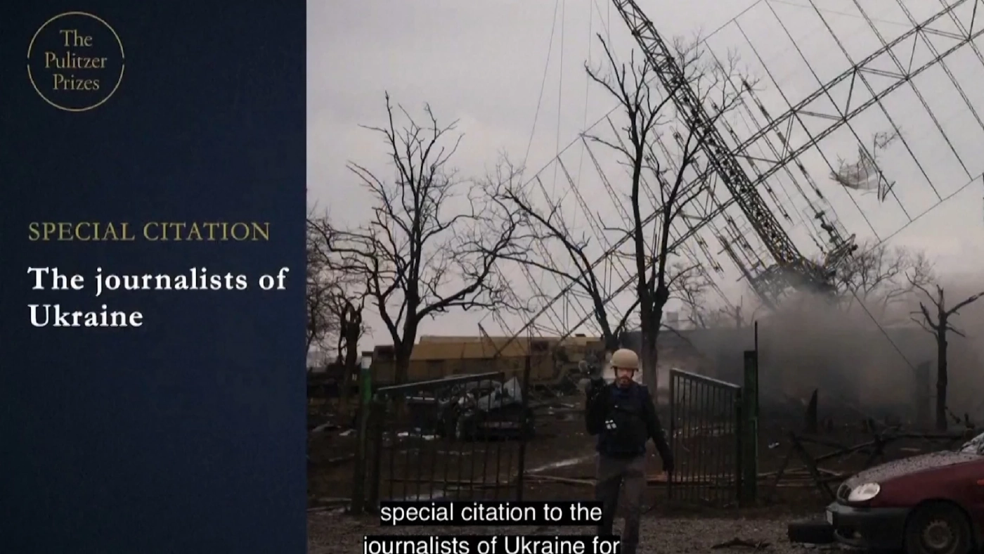 รางวัลพูลิตเซอร์เชิดชูเกียรตินักข่าวยูเครน