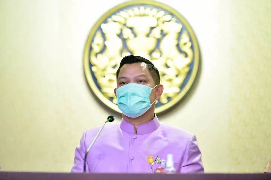 นายธนกร วังบุญคงชนะ โฆษกประจำสำนักนายกรัฐมนตรี 