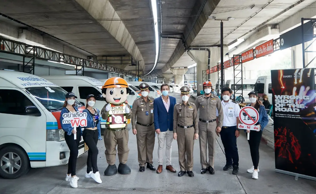"ดิอาจิโอ" เปิดตัวแคมเปญ รณรงค์ให้ตระหนักถึงอันตรายของการเมาแล้วขับ
