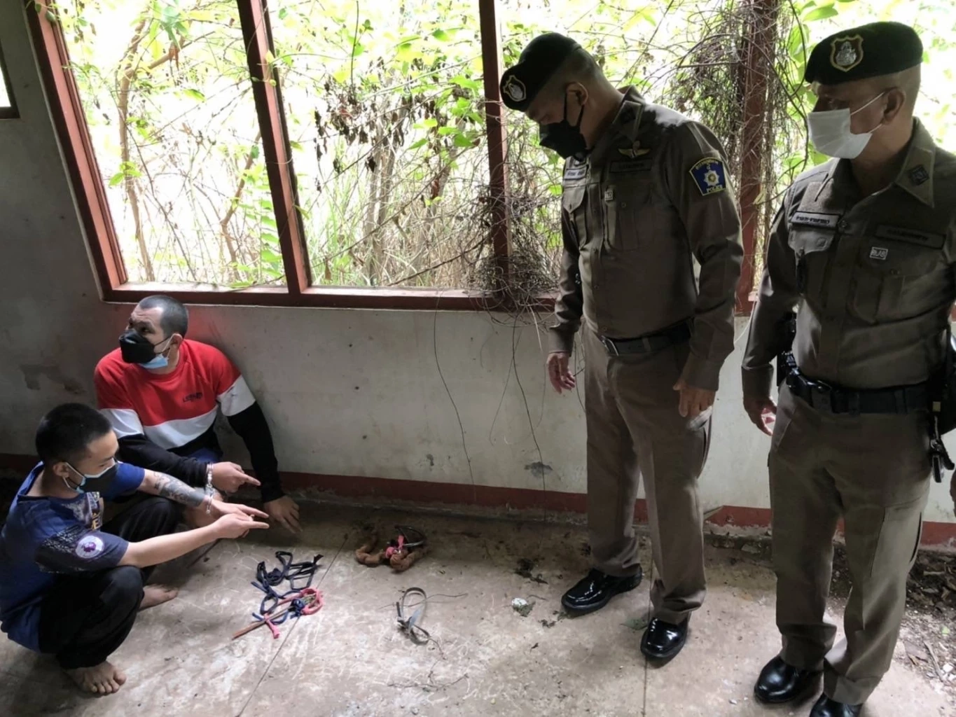 3นักโทษคดียาเสพติดป่วยโควิดแหกคุกหนองคายกลางดึก