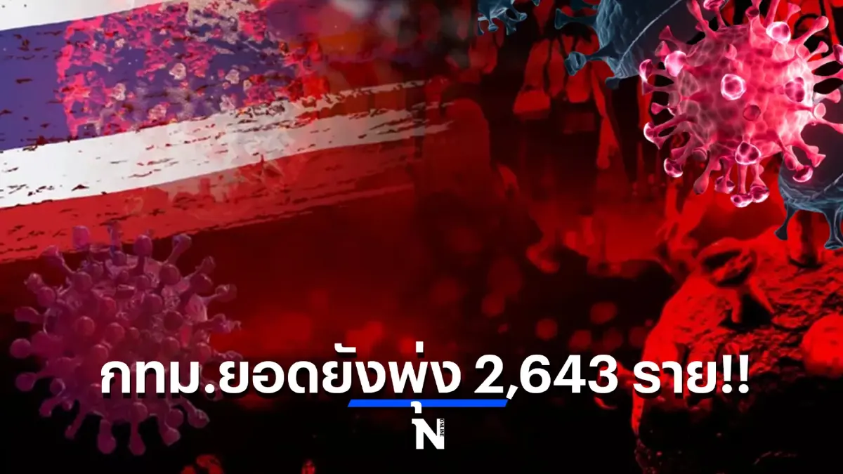 เปิดรายชื่อ 10 จังหวัดติดเชื้อโควิดสูงสุด ล่าสุดกทม. ยอดยังพุ่ง 2,643 ราย