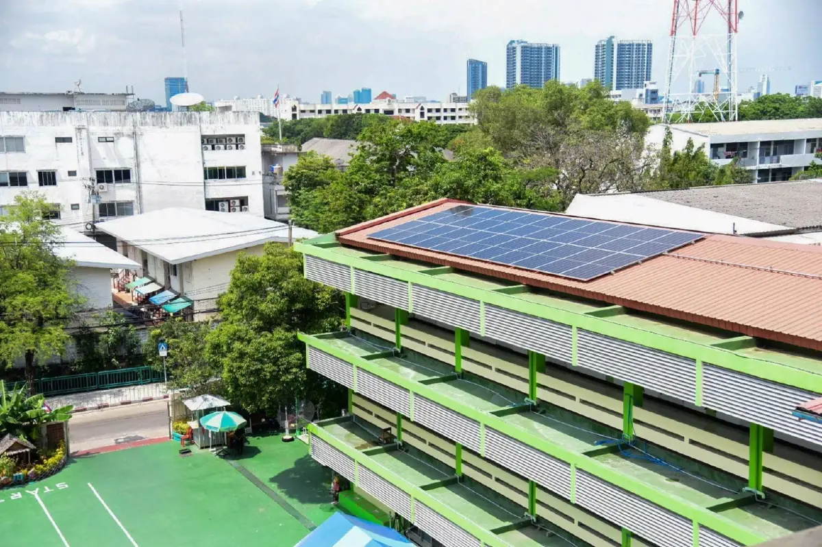 MEA ร่วมกับ SCG และ กทม. ส่งมอบ Solar Rooftop ให้กับโรงเรียนวัดประชาระบือธรรม