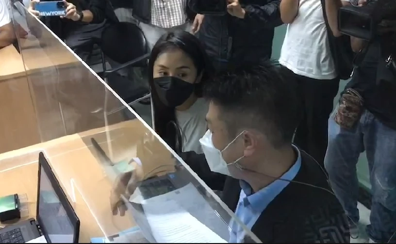 "แซน วิศาพัช" ควงทนายความแจ้งความ "จิน" สามีหนิงข้อหาหมิ่นประมาทฯ