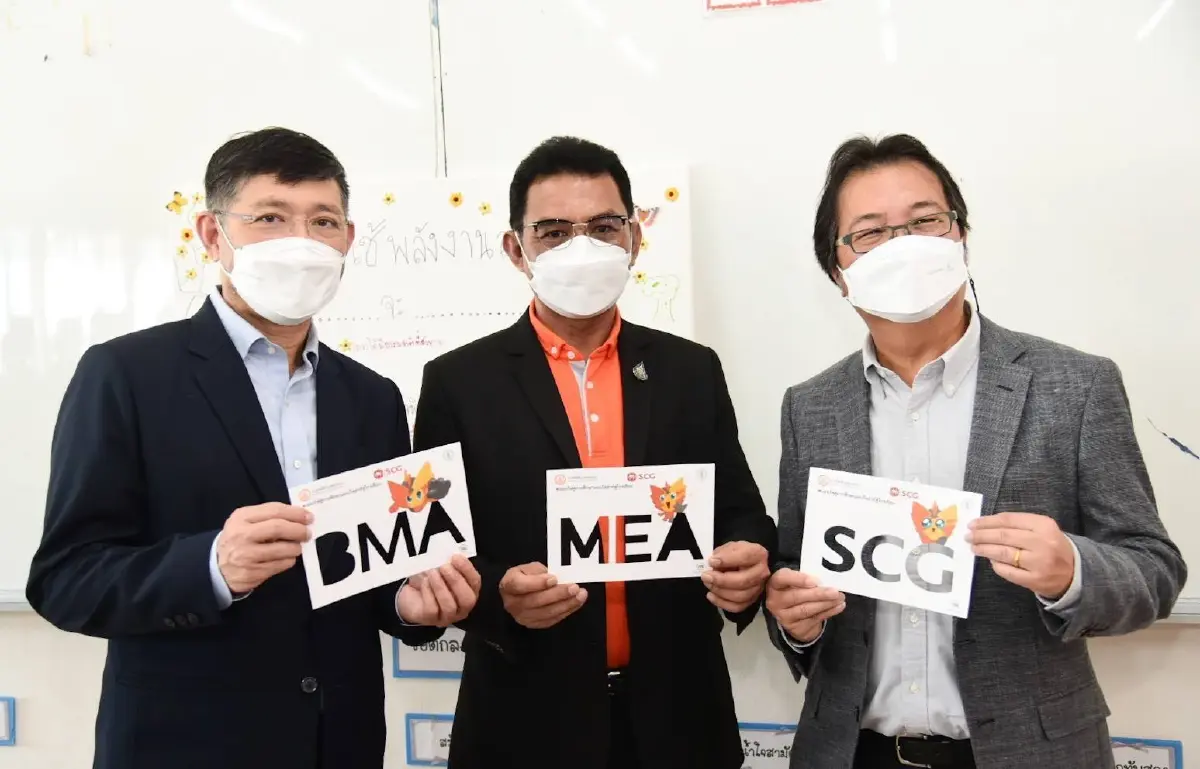 MEA ร่วมกับ SCG และ กทม. ส่งมอบ Solar Rooftop ให้กับโรงเรียนวัดประชาระบือธรรม