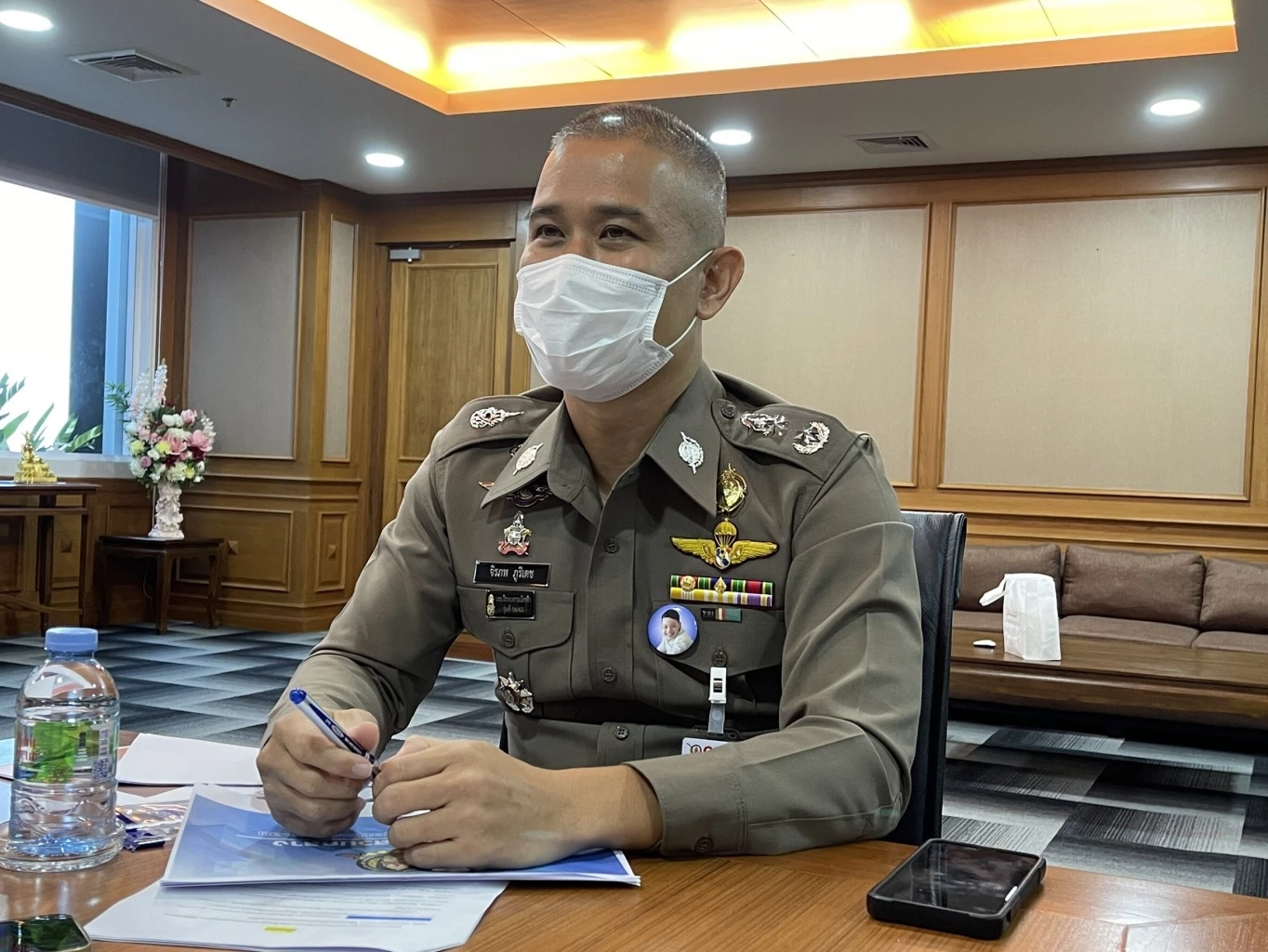 พล.ต.ท.จิรภพ ภูริเดช ผู้บัญชาการตำรวจสอบสวนกลาง (ผบช.ก.) 