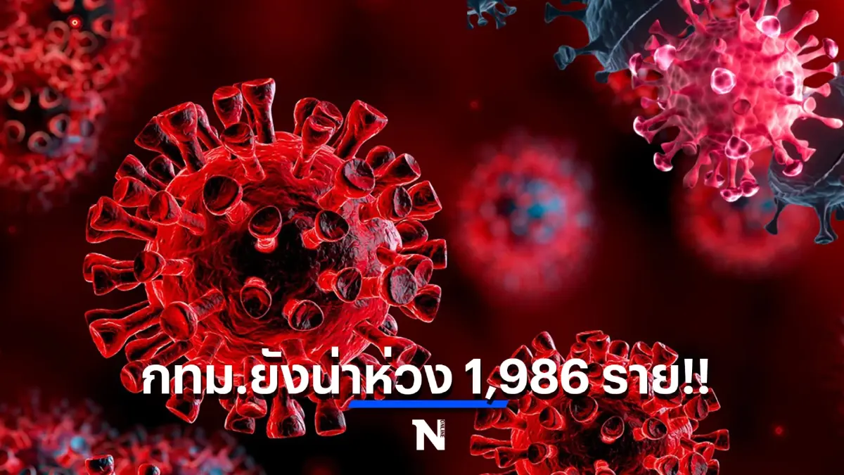 10 จังหวัดติดเชื้อสูงสุด วันนี้ ชาวกทม.ยังน่าห่วง 1,986 ราย