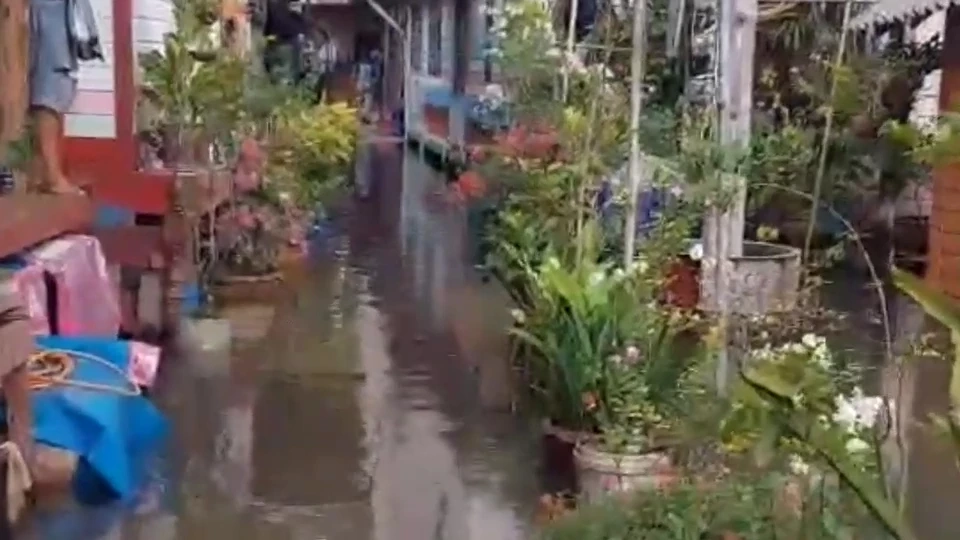 น้ำทะเลหนุนเกาะกปันหยี