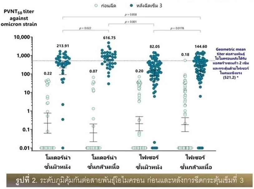 เผยรายงาน เข็มกระตุ้นแบบฉีดเข้ากล้ามเนื้อกับใต้ผิวหนังในกลุ่มผู้สูงอายุ