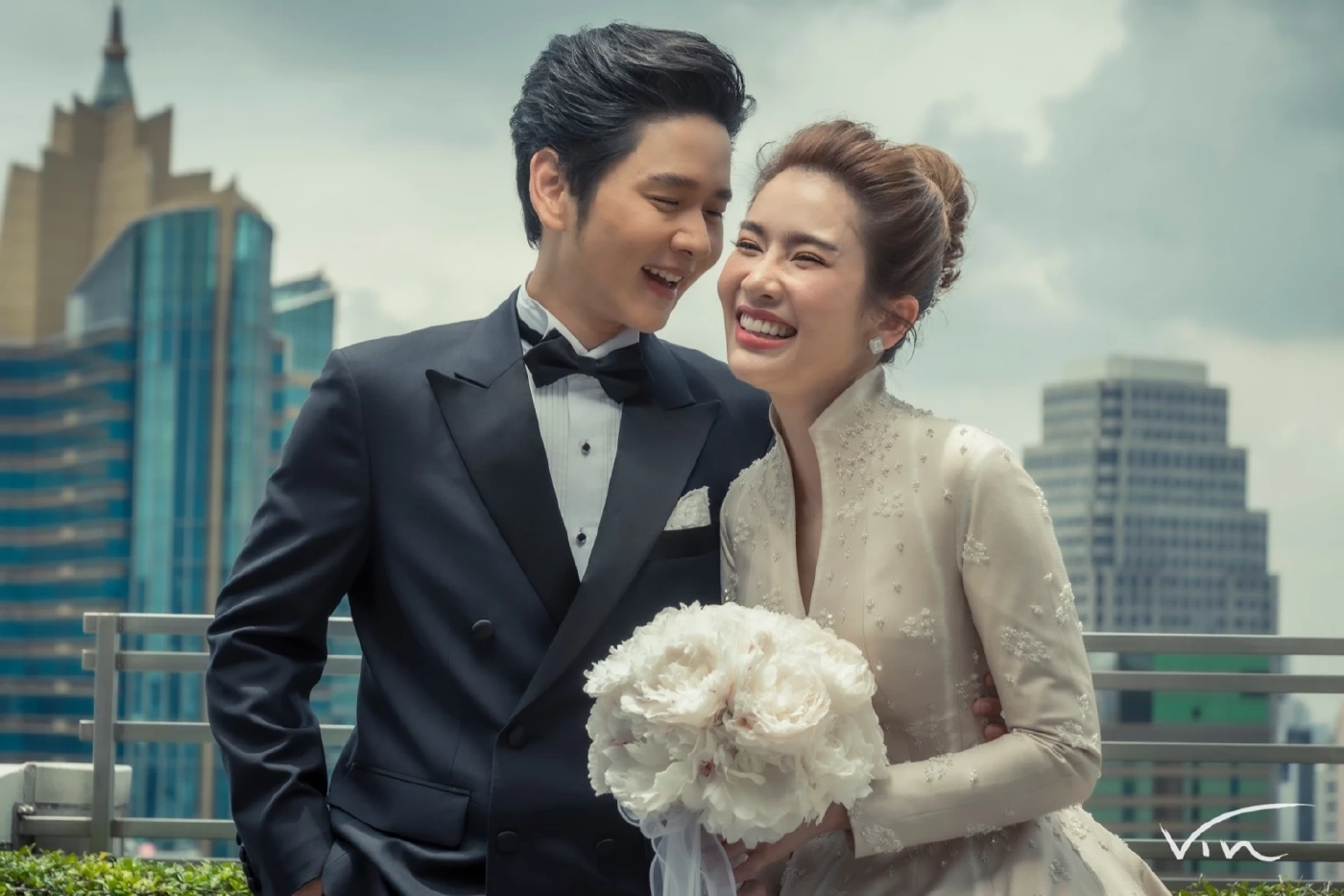 แต่งแล้ว “โต๋-ไบรท์” เข้าพิธีวิวาห์ในโบสถ์บ่ายนี้