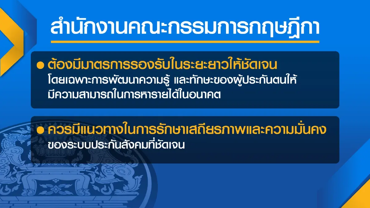 ห่วงใช้เงินชราภาพ 'ล่วงหน้า' ผิดหลักประกันสังคม