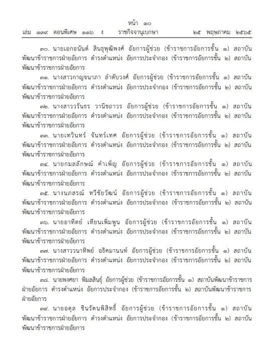 โปรดเกล้าฯแต่งตั้งข้าราชการ"อัยการ" 420 ราย ประกาศลง ราชกิจจาฯ เช็กเลย