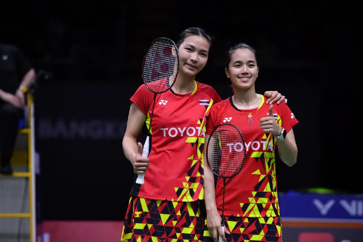 ขนไก่สาวไทยปราบอินเดีย 3-0 คู่ ลิ่วตัดเชือกชนจีนศึกอูเบอร์คัพ