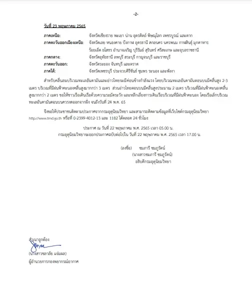 กรมอุตุฯ เตือน ฉ. 8 ฝนตกหนักถึงหนักมาก วันนี้ 48 จว.ระวังน้ำท่วมฉับพลัน