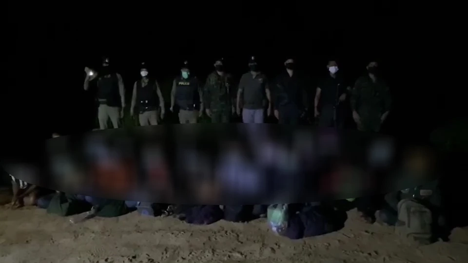 คุมตัวแรงงานเถื่อน