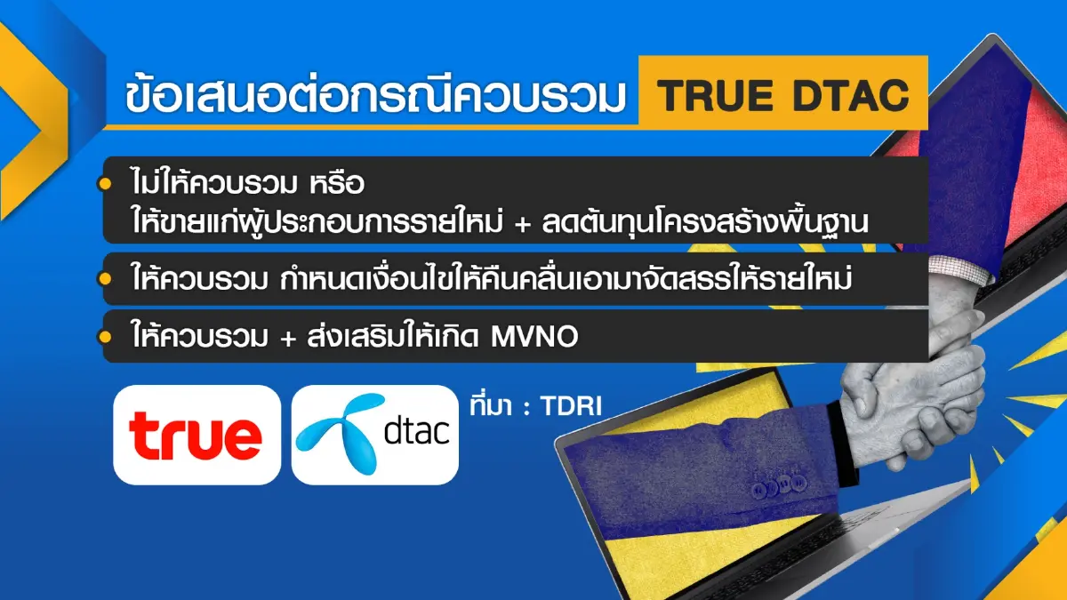 นักวิชาการหวั่นดีล 'ทรู-ดีแทค' ผู้บริโภคเสียประโยชน์