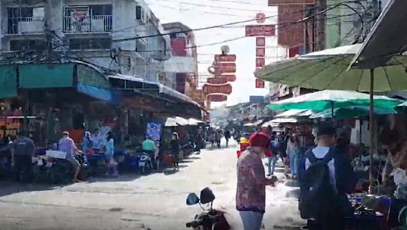 ผู้ค้าตลาดมหาชัย ดีใจผ่อนผันถอดหน้ากากอนามัย