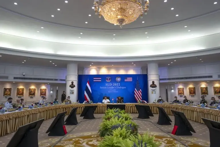 การลงนามในกรอบแผนงานสนับสนุนแถลงการณ์วิสัยทัศน์ร่วมระหว่างสหรัฐอเมริกาและไทย 2020 