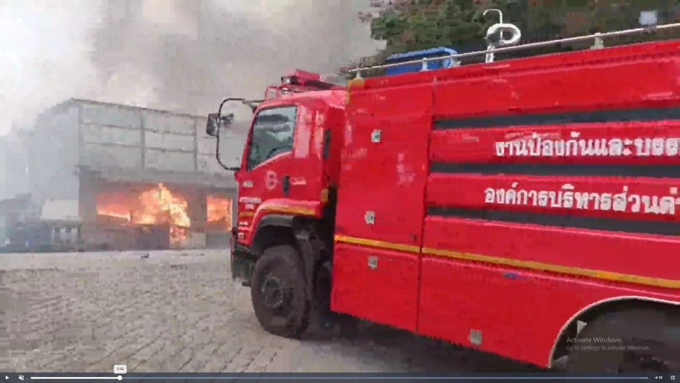 “ระยอง” ระทึก “โรงงานระเบิด”  คนงานหนีตายวุ่น