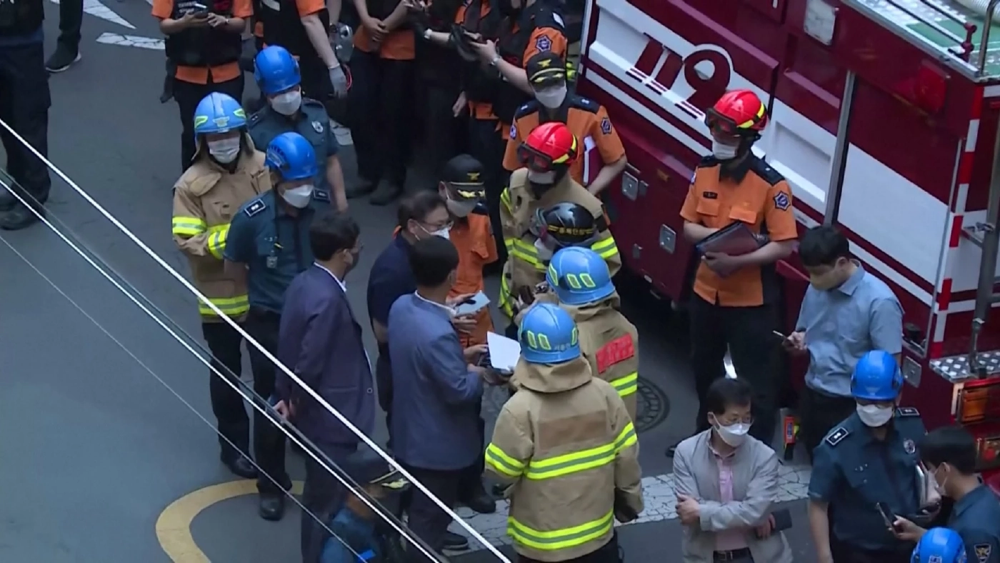 วางเพลิงสำนักงานทนายในเกาหลีใต้ตาย 7 เจ็บ 46