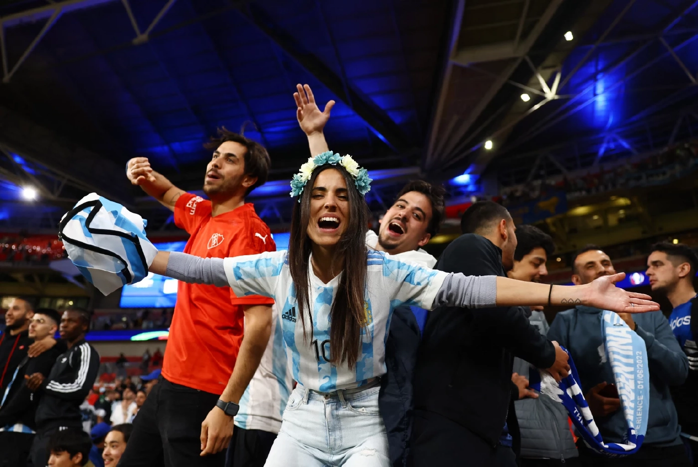 ประมวลภาพ "อาร์เจนติน่า" เถลิงบัลลังก์แชมป์ "ฟินาลิสซิม่า 2022"