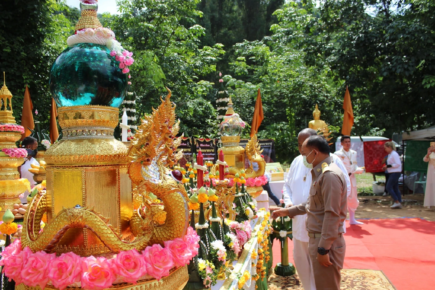 เปิดแล้วถ้ำนาคาหลังปิด 1 เดือน นทท.ยังคึกคักพร้อมทำพิธีเปิดป่าเปิดเขา