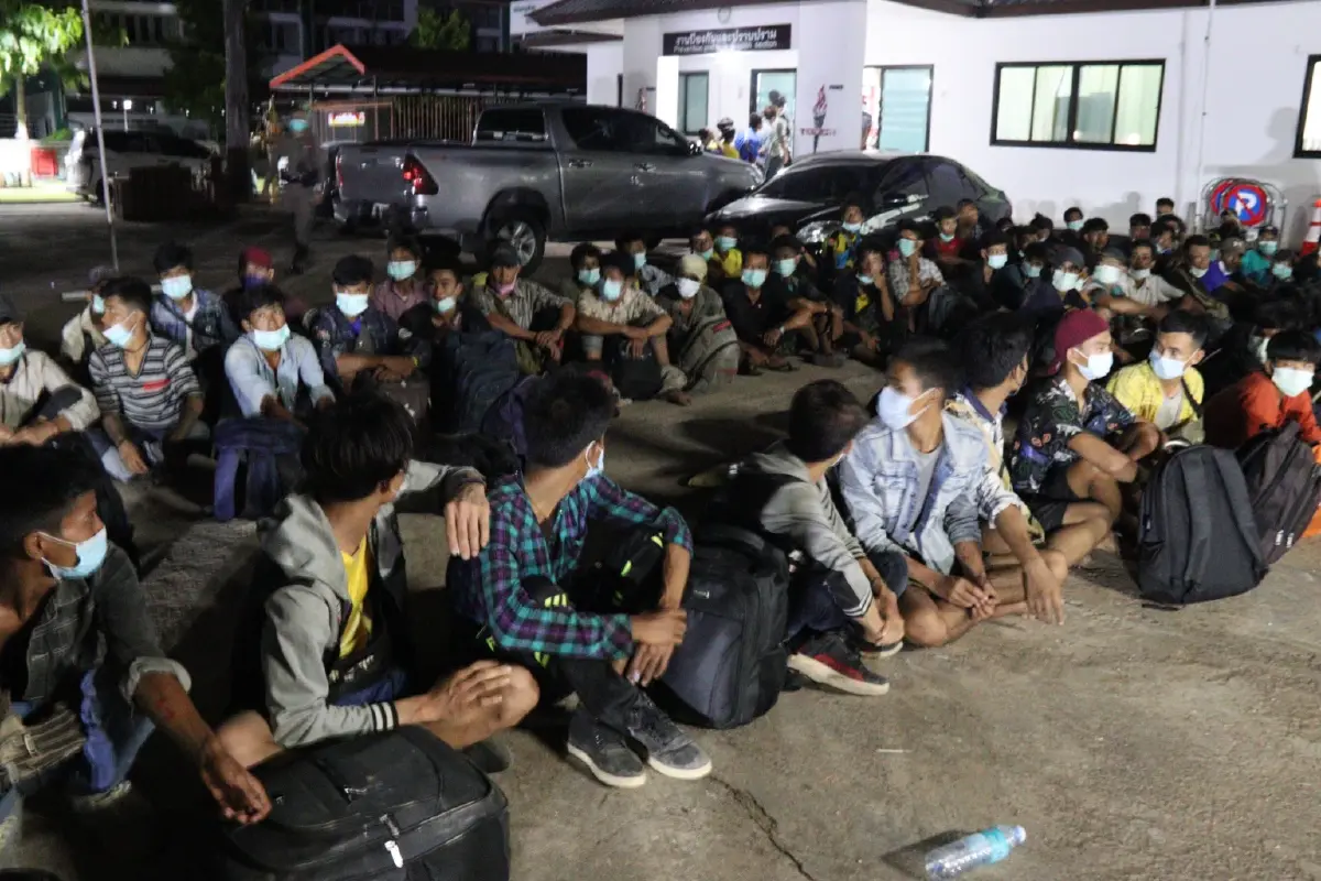 รวบ 129 เมียนมาลักลอบเข้าเมือง เตรียมเข้ากรุง
